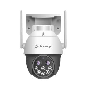 SECUREYE WIFI CAMERA PAN-TILT OUTDOOR DUAL LENCE Color Vision Two Way 4G SECUREYE