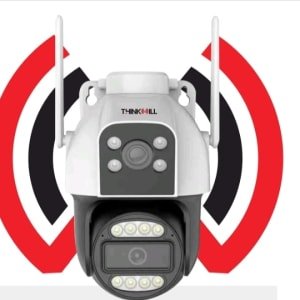 THINKWILL WIFI CAMERA LINKAGE OUTDOOR 3+3MP Color Vision Two Way WIFI THINKWILL